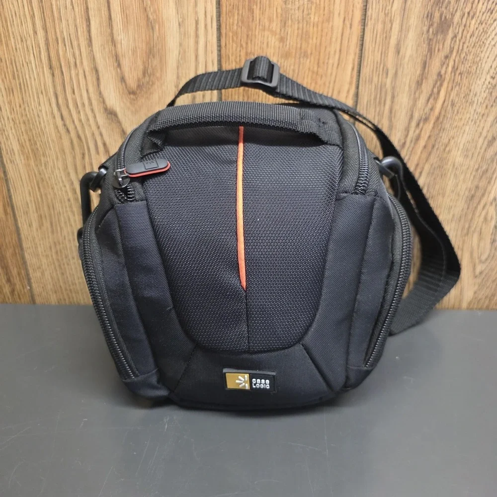 Case Logic Black DSLR SLR Camera Shoulder Bag Padded Carry Case Strap Compact